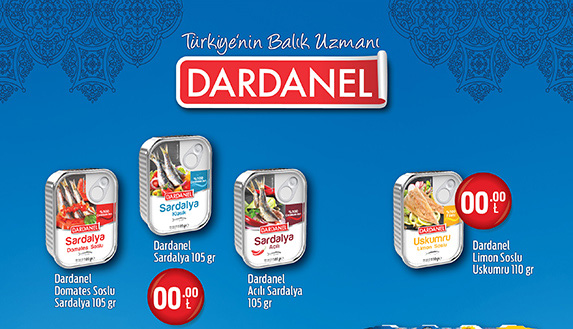 Çağdaş Marketler Dardanel Leaflet Broşür